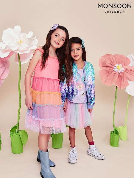 Rainbow Dobby Dress (N97163) | AED67 - AED76