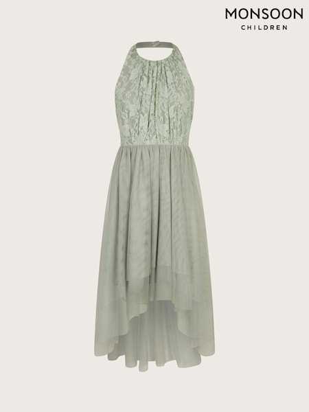 Monsoon Green Hayley Lace Prom Dress (N97199) | €74 - €81
