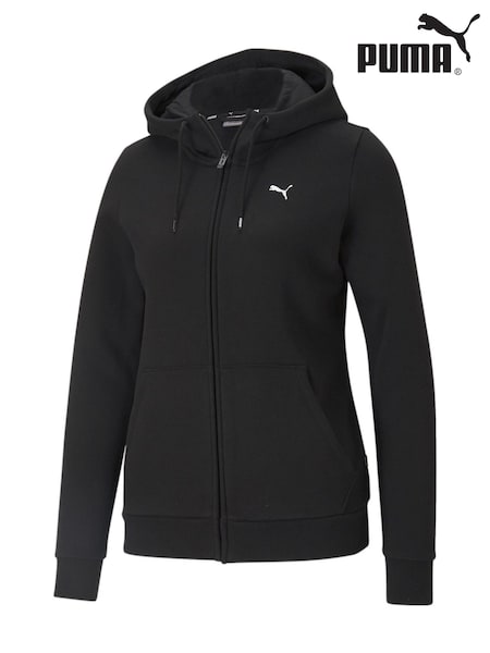 Puma Black Chrome Womens Essentials Full-Zip Hoodie (N97279) | €70
