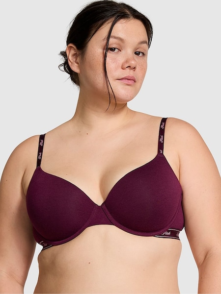 Victoria's Secret PINK Purple Rose T Shirt Bra (N97363) | €33