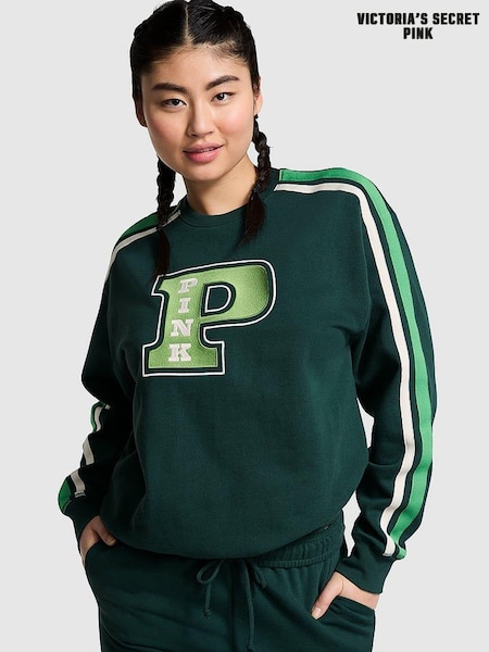 Victoria's Secret PINK Deep Forest Green Sweatshirt (N97500) | €22