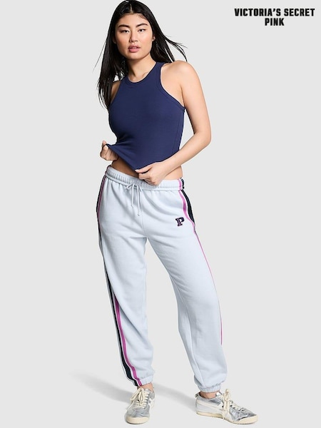 Victoria's Secret PINK Hydrangea Blue Cuffed Fleece Joggers (N97539) | €22