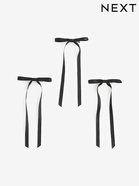 Negru - Set Agrafe Mini Fundă 3 (N97558) | 30 LEI