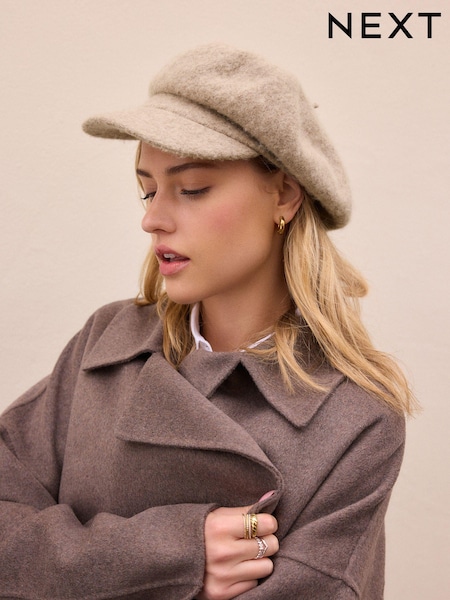بني منك - Baker Boy 100% Cotton Hat (N97585) | ‏53 د.إ.‏