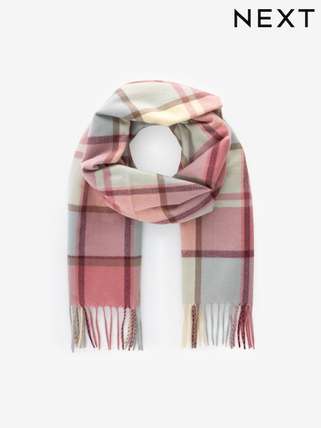 Pretty Pink Check - Midweight Scarf (N97587) | 22 €