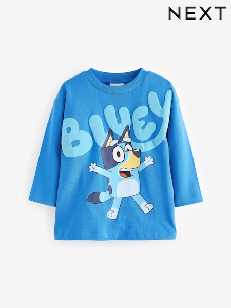 أزرق - Long Sleeve 100% Cotton T-Shirt (6mths-8yrs) (N97818) | ‏32 د.إ.‏ - ‏ 39‏ د.إ.