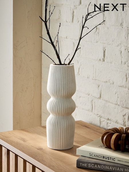 Natural Organic Textured Medium Vase (N97832) | CA$50