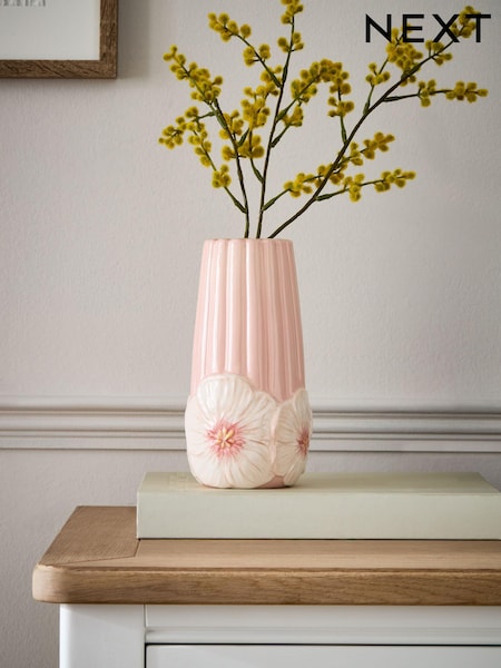 Floral 3d Ceramic Vase (N97838) | kr220