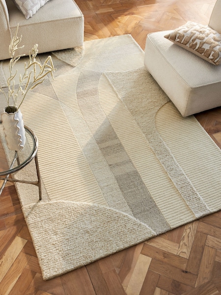 Natural Archie Geometric Rug (N97853) | €172 - €464