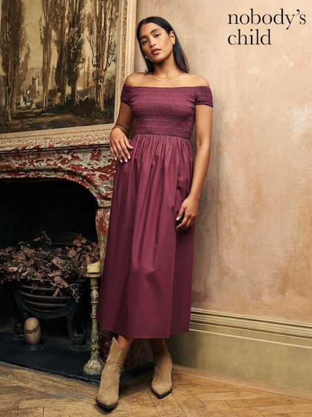 Nobodys Child Purple Amanda Midaxi Dress (N97961) | €37