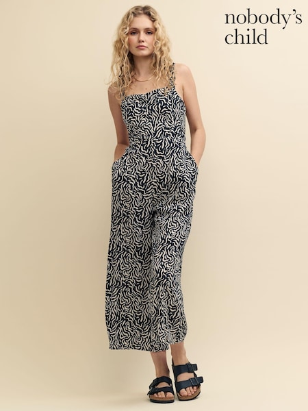 Nobodys Child Black Gill Jumpsuit (N97996) | €37