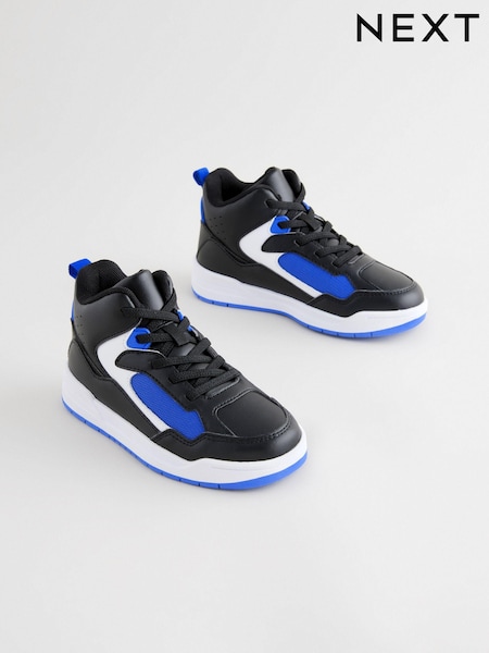 modra/črna - Elastic Lace High Top Trainers (N98093) | € 22 - € 28
