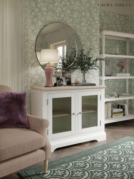 Laura Ashley White Dorset 2 Door Glazed Sideboard (N98157) | €1,039.50