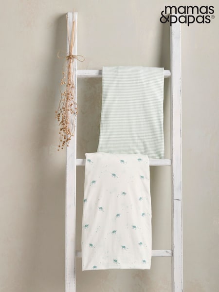 Mamas & Papas Multi 100% Cotton Cotbed Fitted Sheets 2 Pack (N98173) | €39