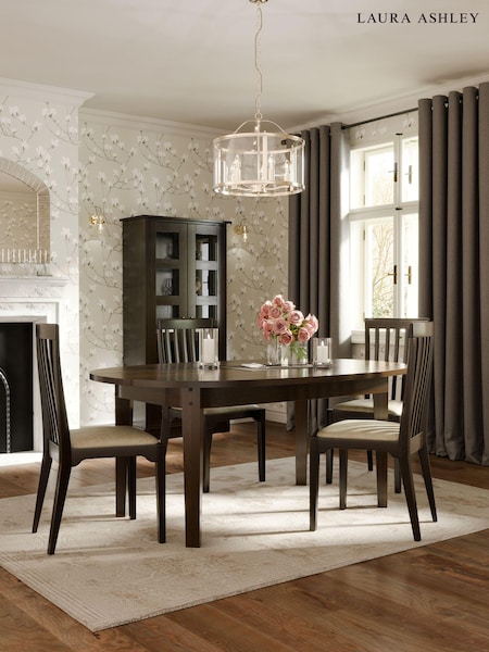 Laura Ashley Dark Chestnut Garrat Oval 6-8 Seater Extending Dining Table (N98190) | €1,417.50