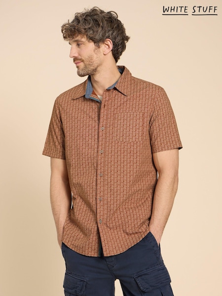 White Stuff Geo Pineapple Printed Shirt (N98206) | 210 LEI
