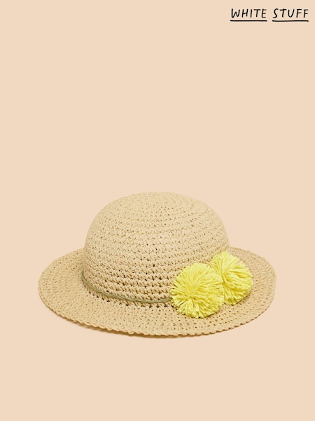 White Stuff Natural Girls Sun Hat (N98216) | AED35