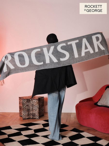 Rockett St George Rockstar Wool Blend Scarf (N98397) | ₪176