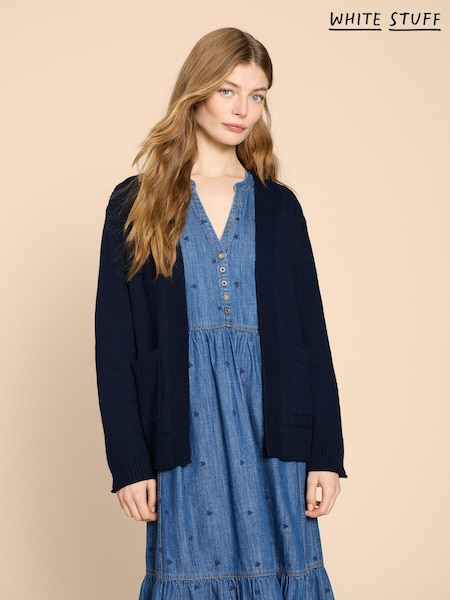 modra - White Stuff Tula Cotton/Linen Blend Cardigan (N98577) | € 37
