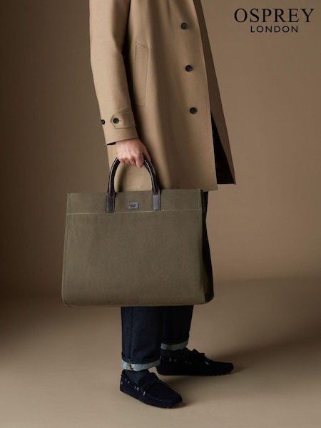 OSPREY LONDON Medium The Mac Canvas Tote (N98827) | €156