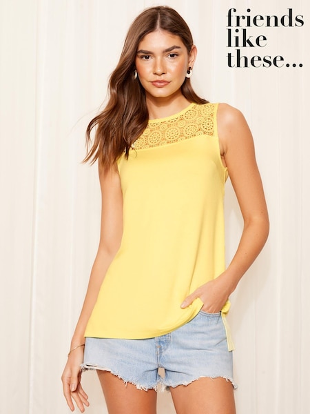 Friends Like These Crochet Sleeveless Tunic Top (N99198) | ‏81 د.إ.‏