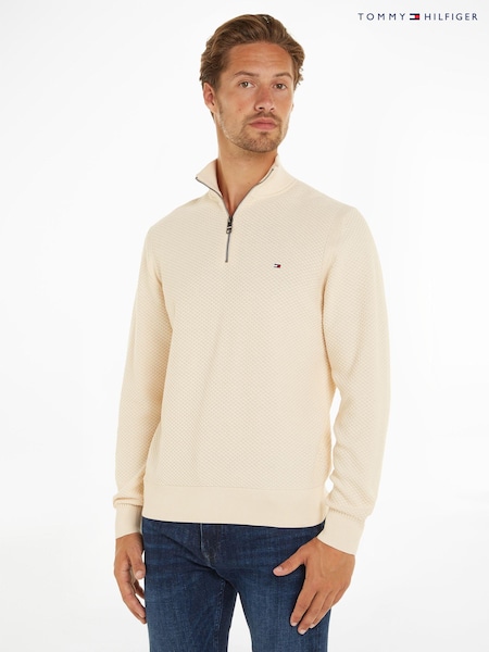 Tommy Hilfiger Structure Zip Mock Sweater (N99305) | €82