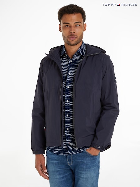 Tommy Hilfiger Blue Portland Hooded Jacket (N99335) | €152