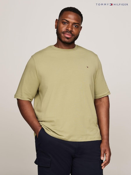 Tommy Hilfiger Green Slim Big And Tall Stretch T-Shirt (N99601) | €27