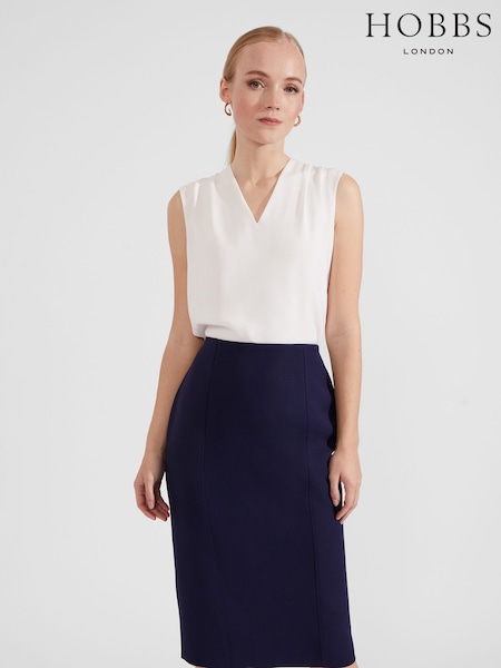 Hobbs Blue Phoebe Skirt (N99709) | 191 QAR