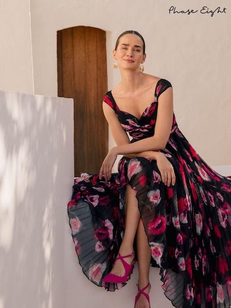 Phase Eight Black Gretal Dress (N99772) | €344