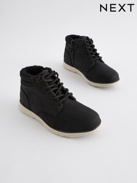 Black Thinsulate™  Lined Lace-Up Boots (N99780) | AED106 - AED131