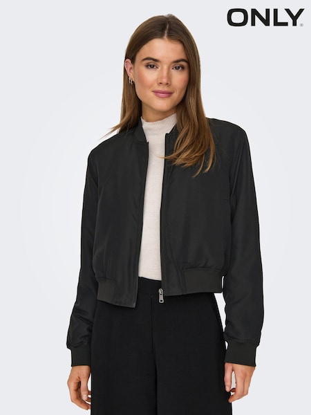 Schwarz - ONLY Zip Up Bomber Jacket (N99783) | 27 €