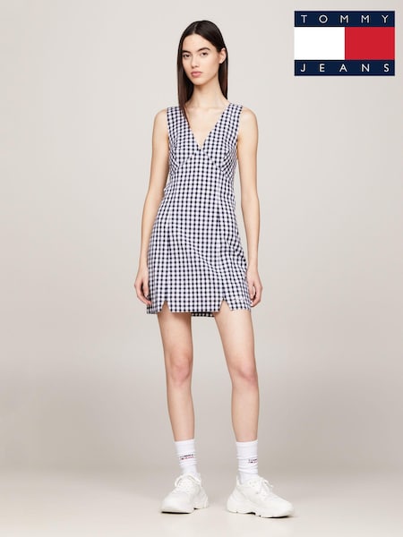 Tommy Jeans Mini Gingham Dress (N99828) | ‏198 ر.ق.