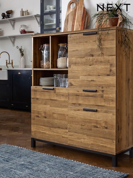 Dark Bronx Oak Effect Cabinet (N99973) | €580