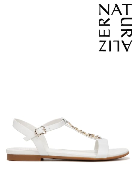 Білий - Naturalizer Teach T-Bar Sandals (N99984) | 6 008 грн