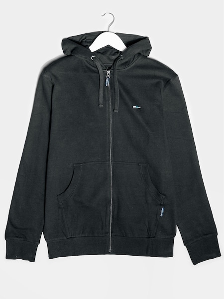 Negru - Hanorac Badrinho Big & Tall Essential cu fermoa (P20409) | 107 LEI