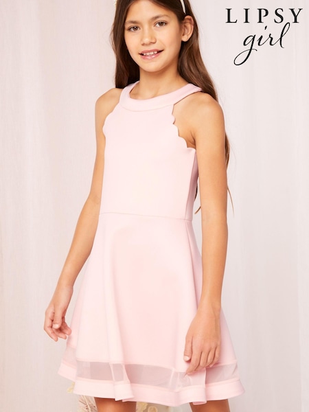 Lipsy Pink Scuba Occasion Dress (P21844) | € 18 - € 22