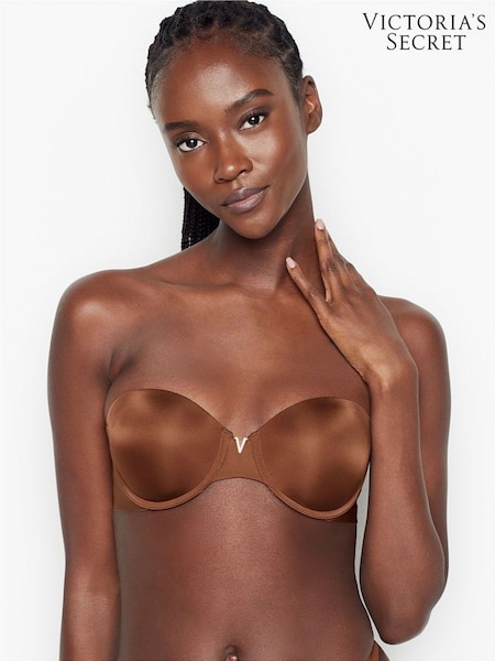 Victoria's Secret Dark Roast Nude Smooth Multiway Strapless Push Up Bra (P22838) | €52