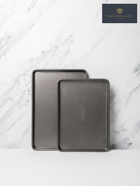 Masterclass Set Of 2 Non-stick Baking Trays