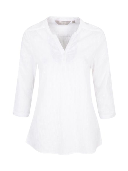 Mountain Warehouse White Petra Womens Relaxed Fit 3/4 Sleeve Shirt (P27432) | €22