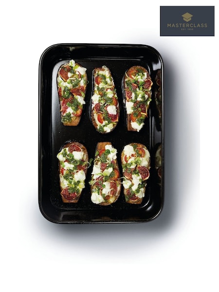 Masterclass Set Of 3 Vitreous Enamel Non-stick Cookware