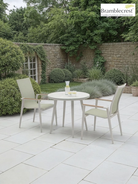Bramblecrest Sofia Round Bistro Table With 2 Armchairs