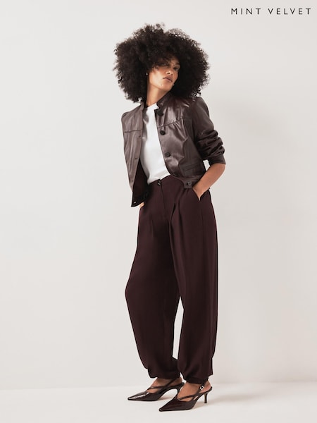 Rot - Mint Velvet Hose mit Ballonbein