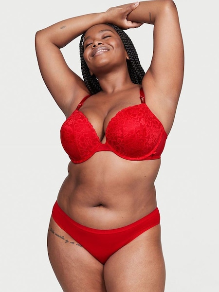 Victoria's Secret Lipstick Red Cotton Bikini Knickers (P37074) | €4.50