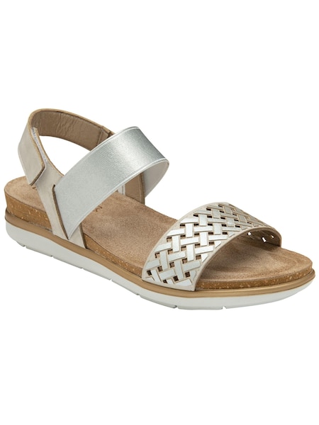Lotus Footwear Silver Open Toe Sandal (P41354) | €25