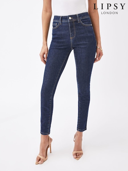 Lipsy Blue High Waist Sculpt, Slim and Shape Skinny Jeans (P43956) | €27