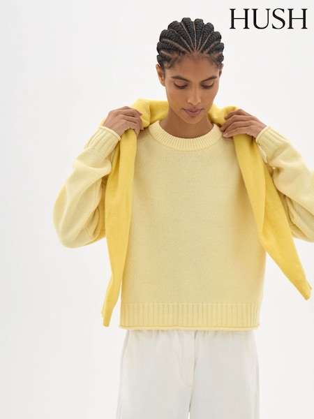 Yellow - Hush Nina Merino Wool Jumper