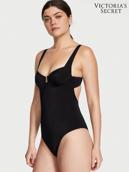 Victoria's Secret Nero Black Tie Back Swimsuit (P68723) | €39