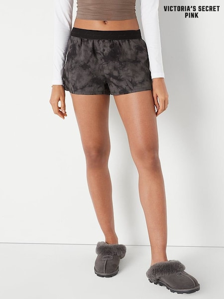 Victoria's Secret PINK Dark Charcoal Grey Flannel Pyjama Short (P69686) | €11