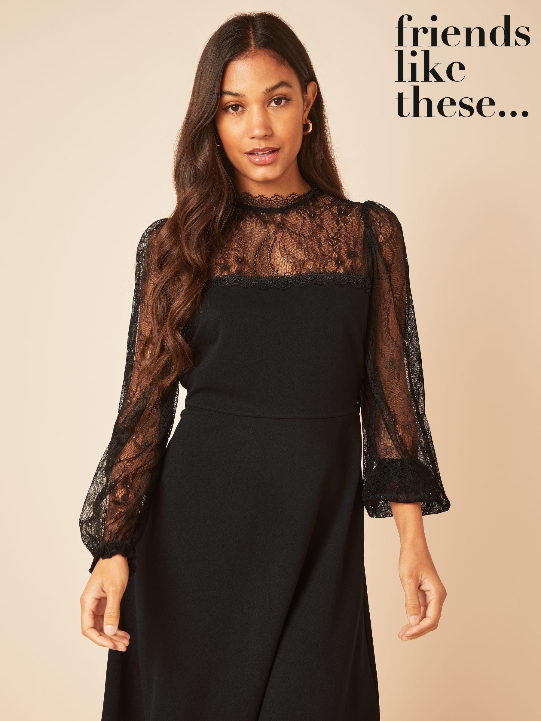 Next black lace dress new arrivals